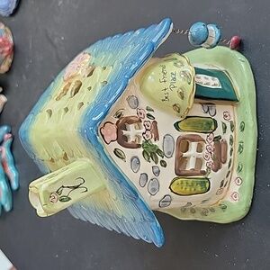 Heather Goldminc Blu Sky Clayworks Best Friends Place t-lite House.